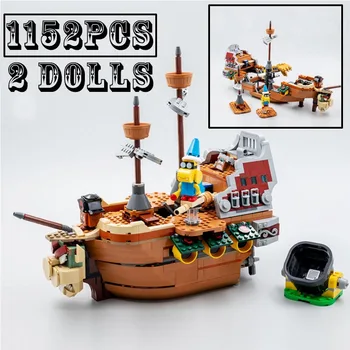 71391 Дирижабъл Боузера Строителни Блокове Модел На Лодка Творческа Игра Пиратски Кораб Тухли Играчки За Деца, Подарък За Рожден Ден