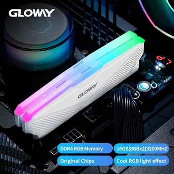 Gloway RGB memoria ram ddr4 3200 Mhz 16 GB 8 GB 3600 MHZ UDIMM на Двуканална оперативна памет За настолни игри висока производителност оперативна памет