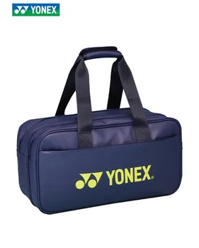 Yonex Висококачествена изкуствена кожа, нова ракета за бадминтон, спортна чанта, чанта за тенис ракети, преносима, здрава, с голям капацитет, унисекс