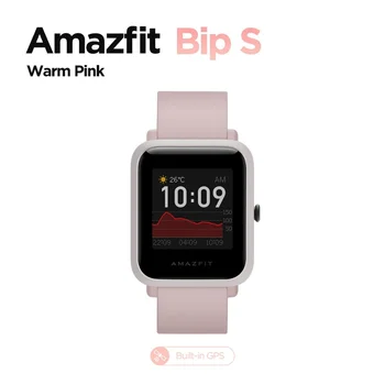 Обновено умен часовник Amazfit Bip S 5ATM, водоустойчив, вградени smart-часовници, GPS, GLONASS за вашия телефон Android и iOS